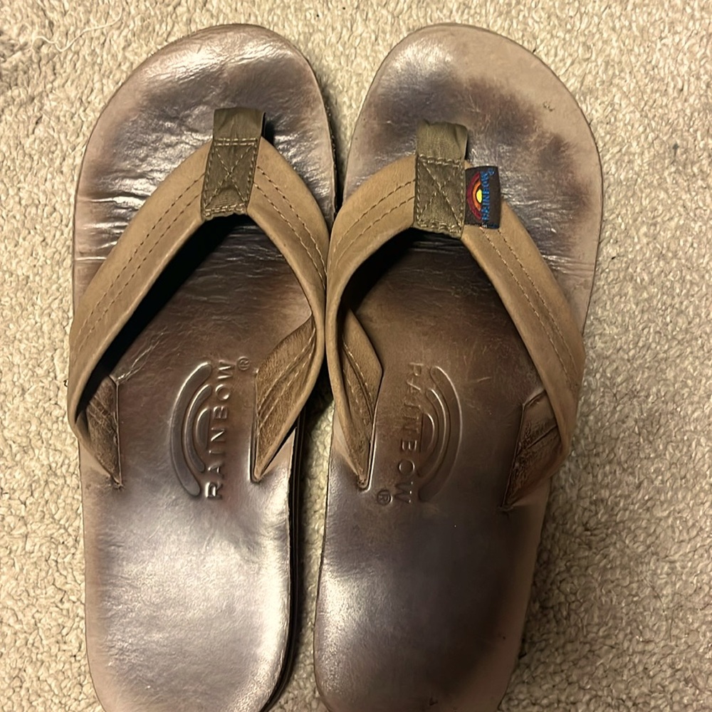 Women’s Rainbow Sandals Size 8